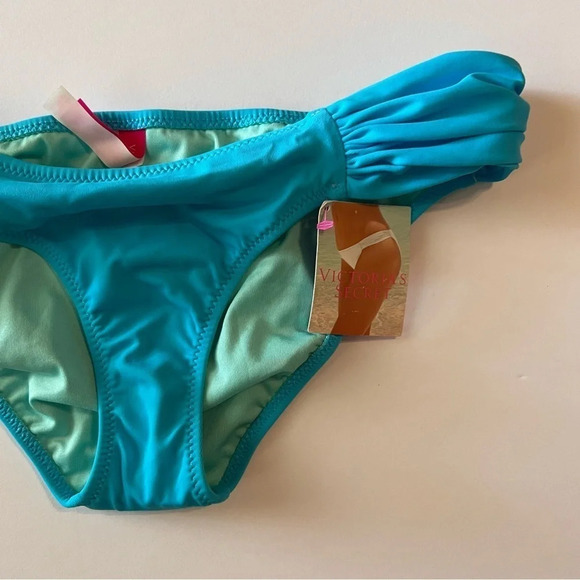 Victoria's Secret's Vintage Low Rise Bikini Bottom Blue Size XS Y2K - Picture 4 of 6